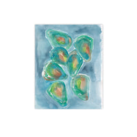 Oysters Green Art Print