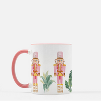 Pink Coastal Nutcracker Mug