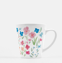 Bright Floral Latte Mug