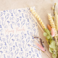 Many Thanks - A2 notecard