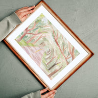 Tunnel Trees Print