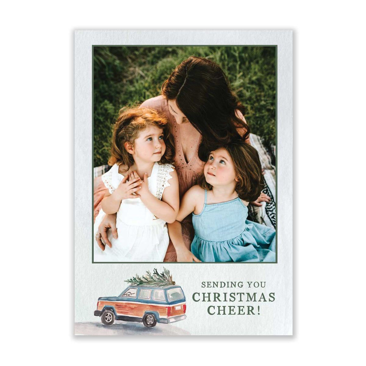 Vintage Car Photo Card
