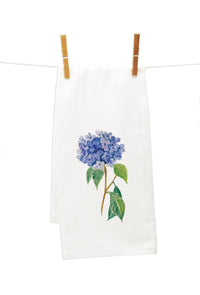 Hydrangea Blue Tea Towel