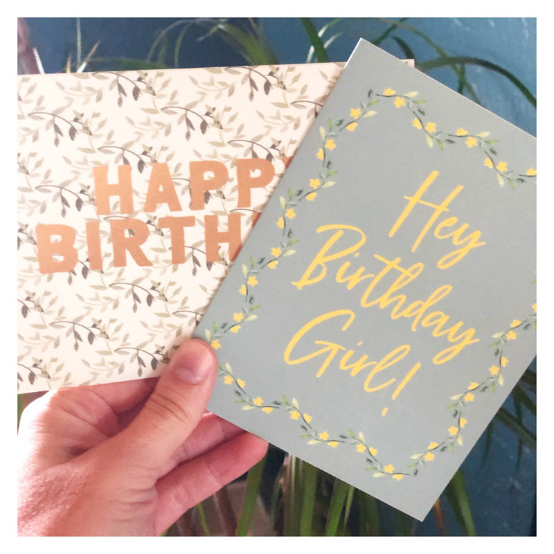 Birthday Girl - A2 notecard