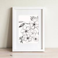 Anemone Floral Print