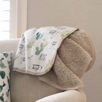 Llama wild one baby blanket + full size