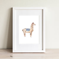 Wyatt Llama Print