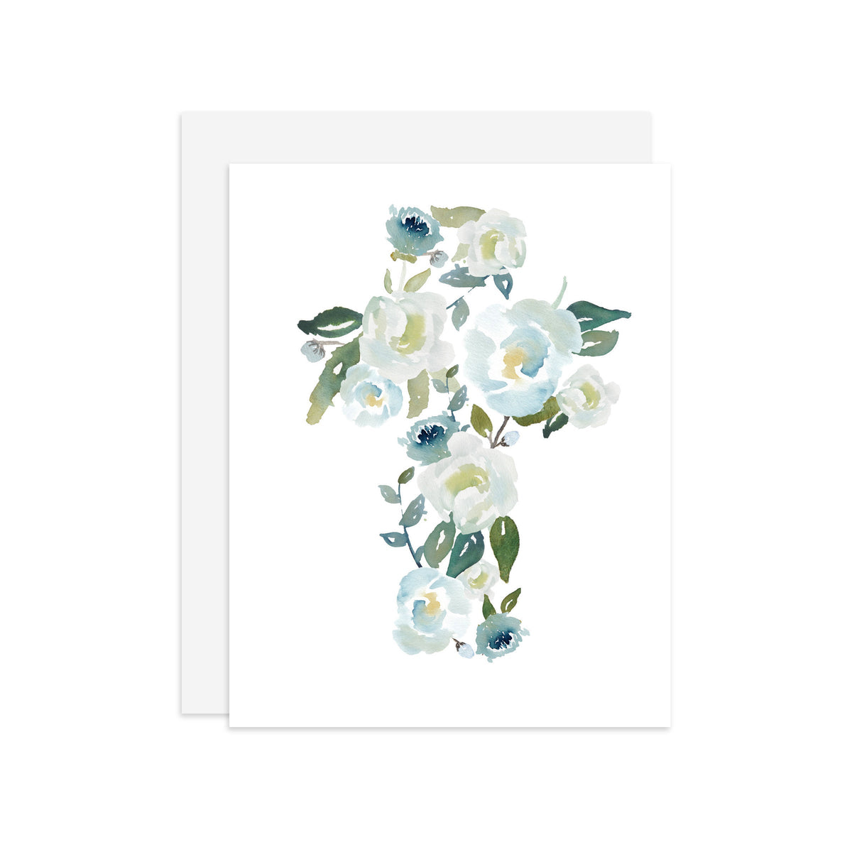 Floral Cross - A2 note card