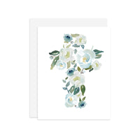 Floral Cross - A2 note card