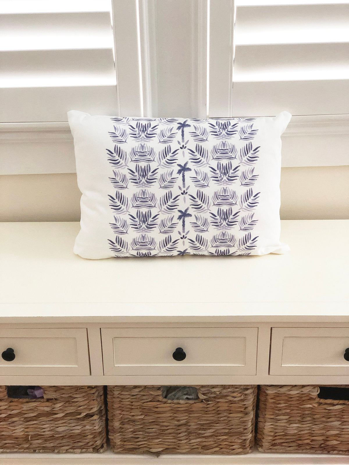 Palm Print Pillow 14"x20"
