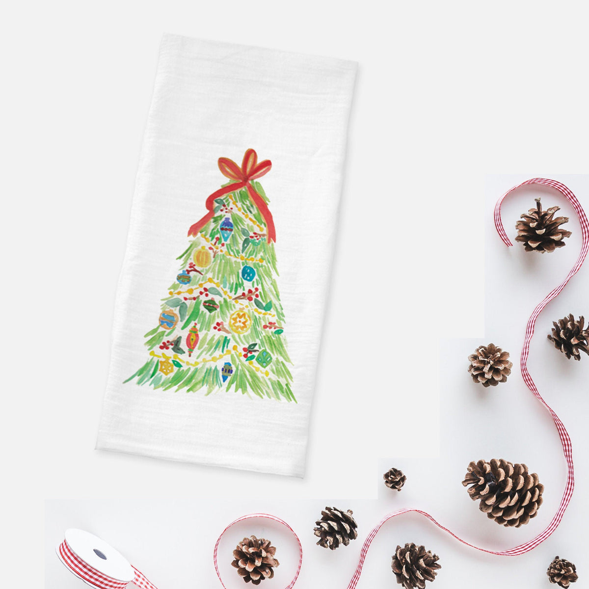 Christmas Tree Tea Towel