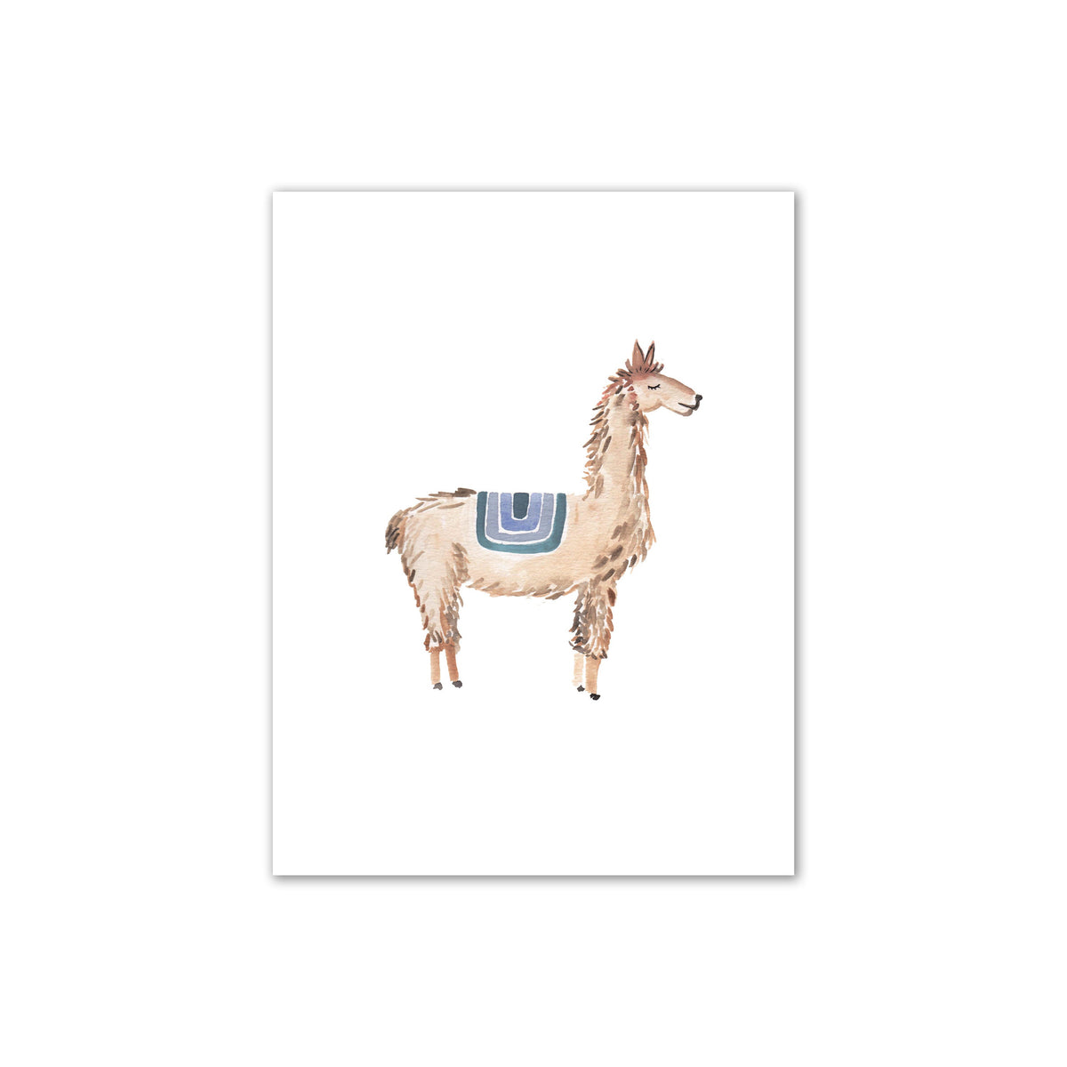 Wyatt Llama Print