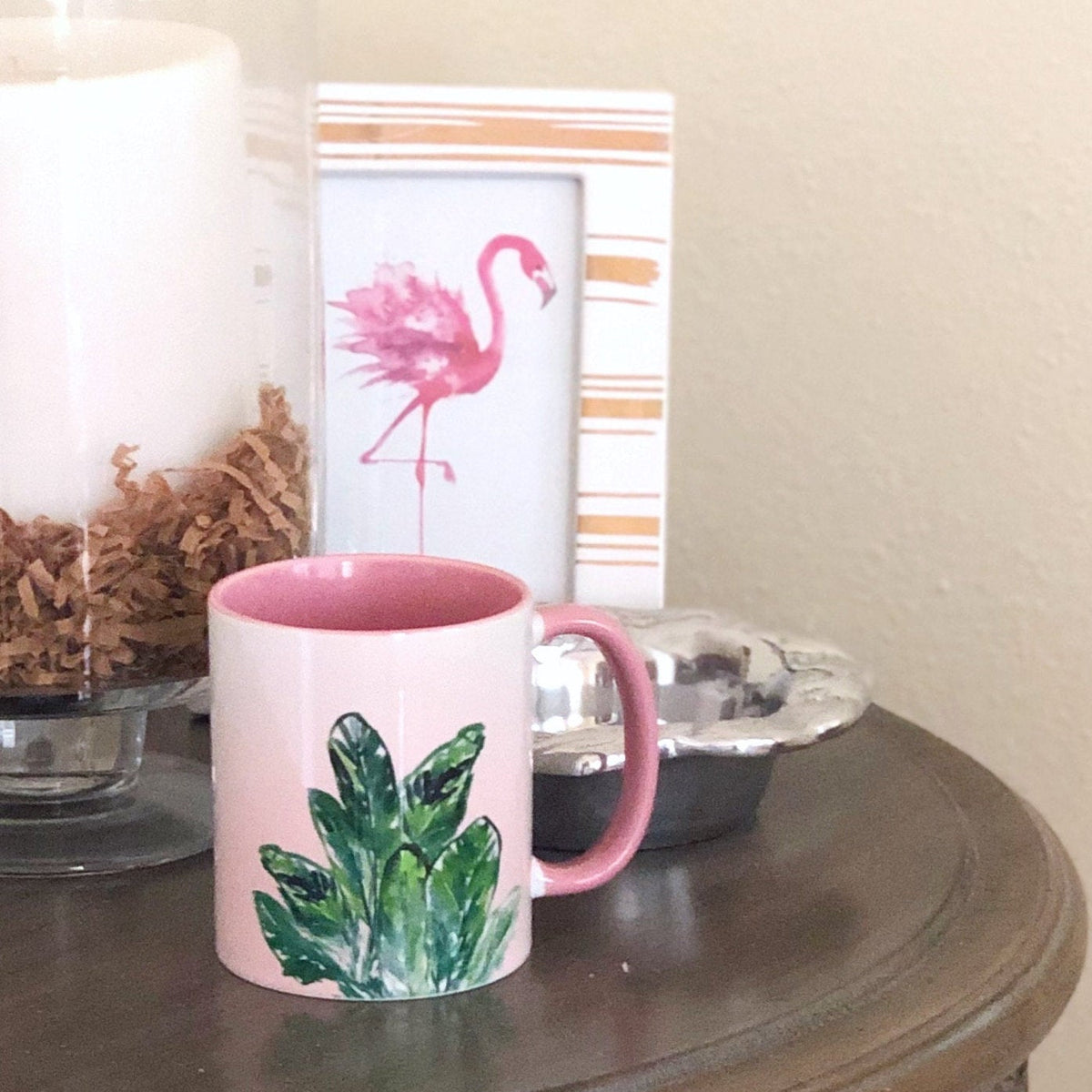 Pink Palm Mug