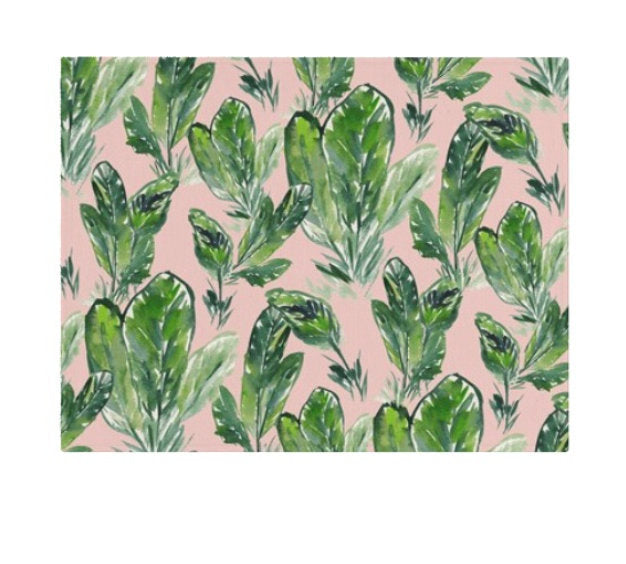 Woven Placemats | Pink Palm