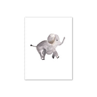 Elephant Watercolor Print