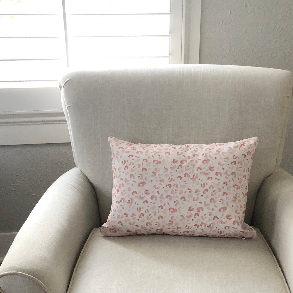 Pink Leopard Pillow 14"x20"