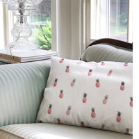 Pink Pineapple Pillow 14"x20"