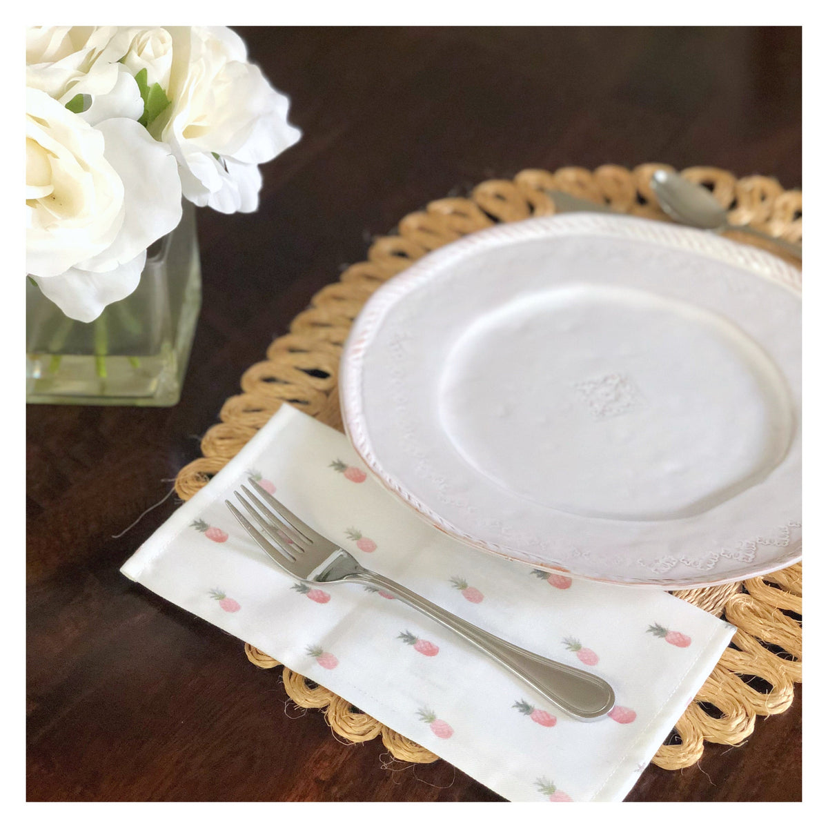 Cloth Napkins | Pink Pineapples