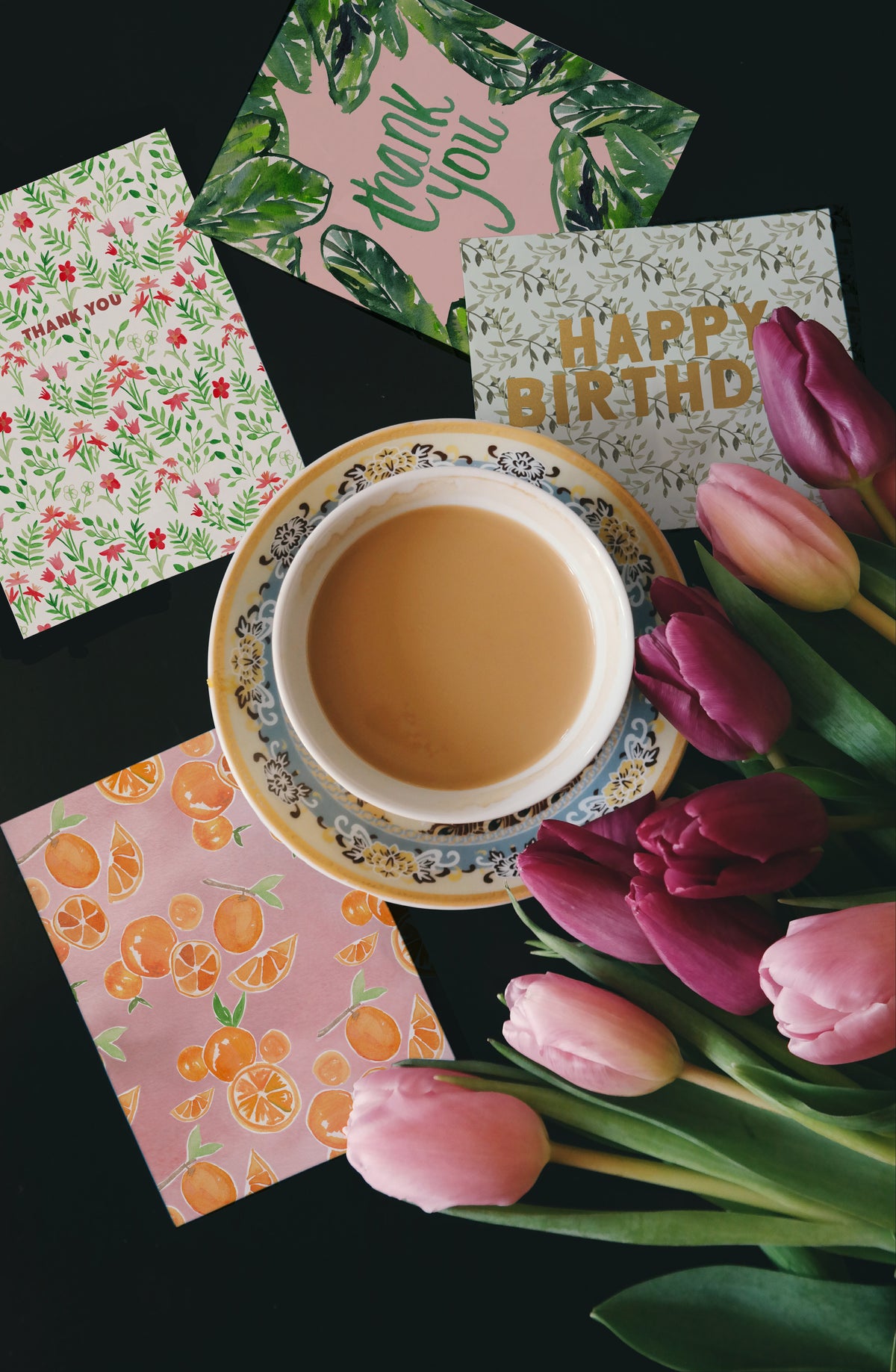 Meadow Thank You - A2 notecard