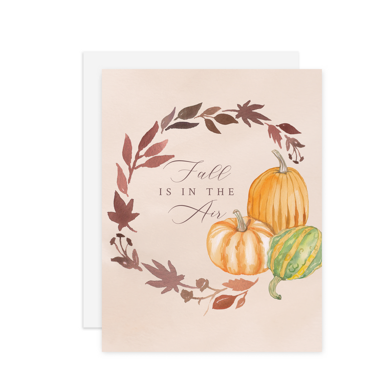 Fall Gourds - A2 notecard