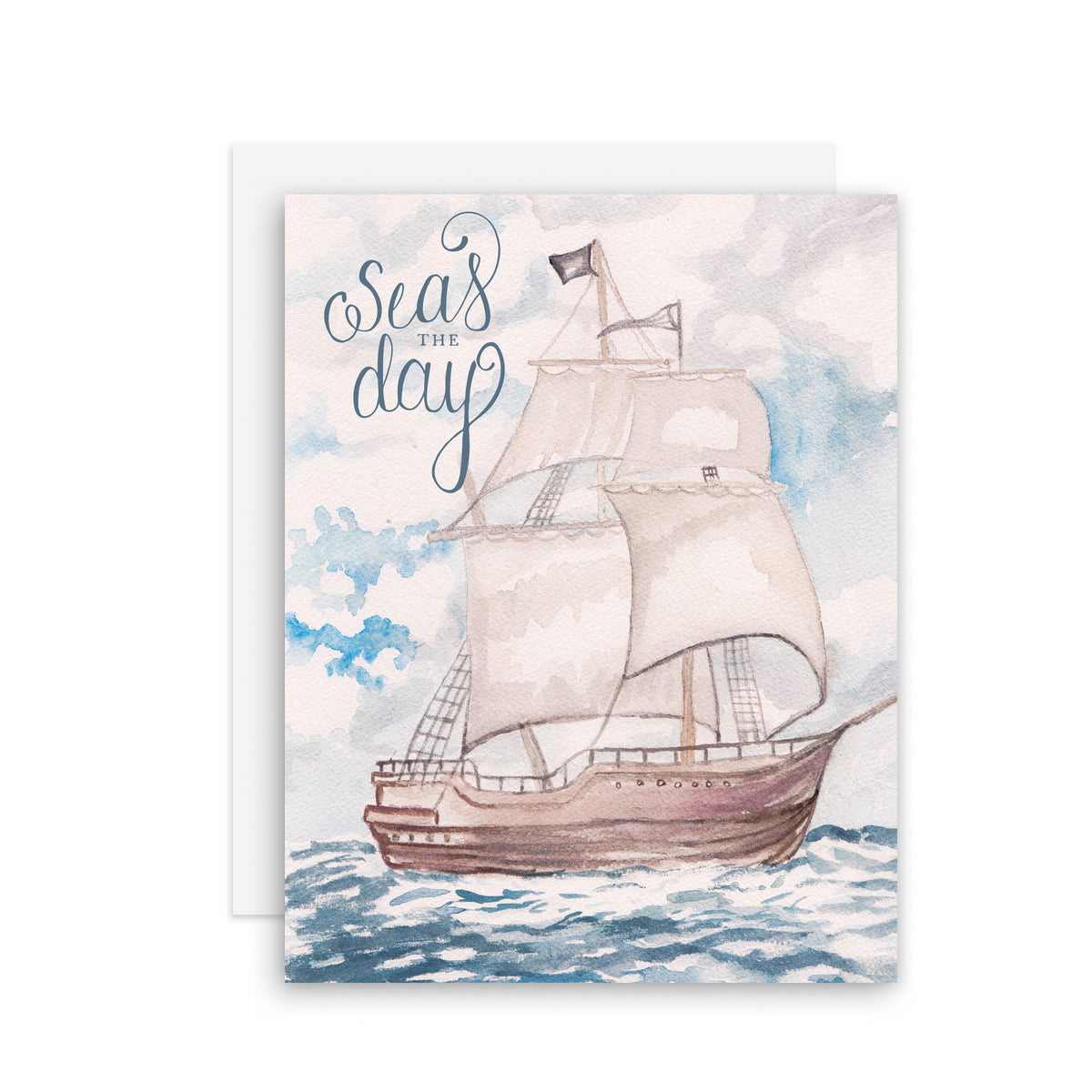 Seas The Day - A2 notecard