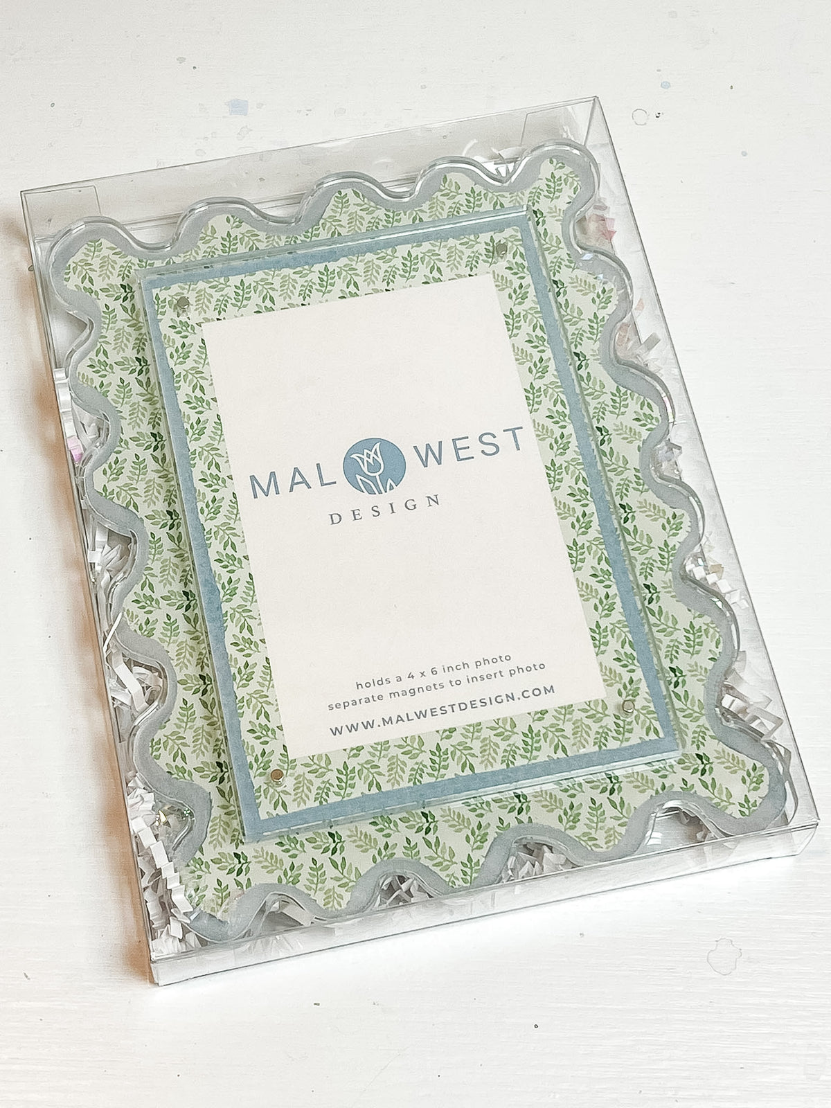 Ivy Watercolor Acrylic Picture Frame