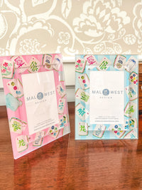 Pink Mahjong Watercolor Acrylic Picture Frame