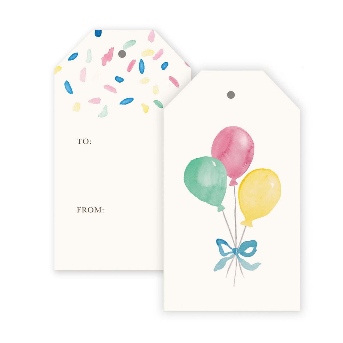 Balloons Gift Tag | Box Set of 12