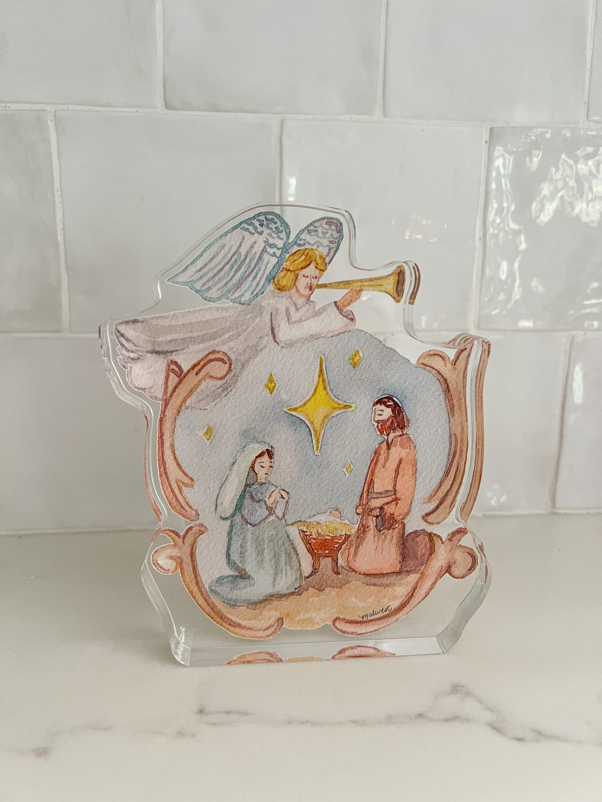 Acrylic Shelfie: Holy Family 5x7"