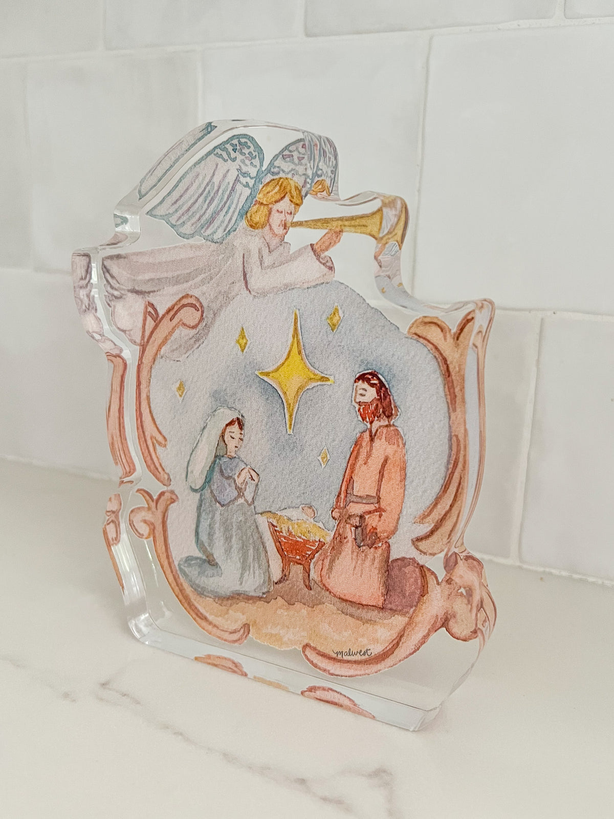 Acrylic Shelfie: Holy Family 5x7"