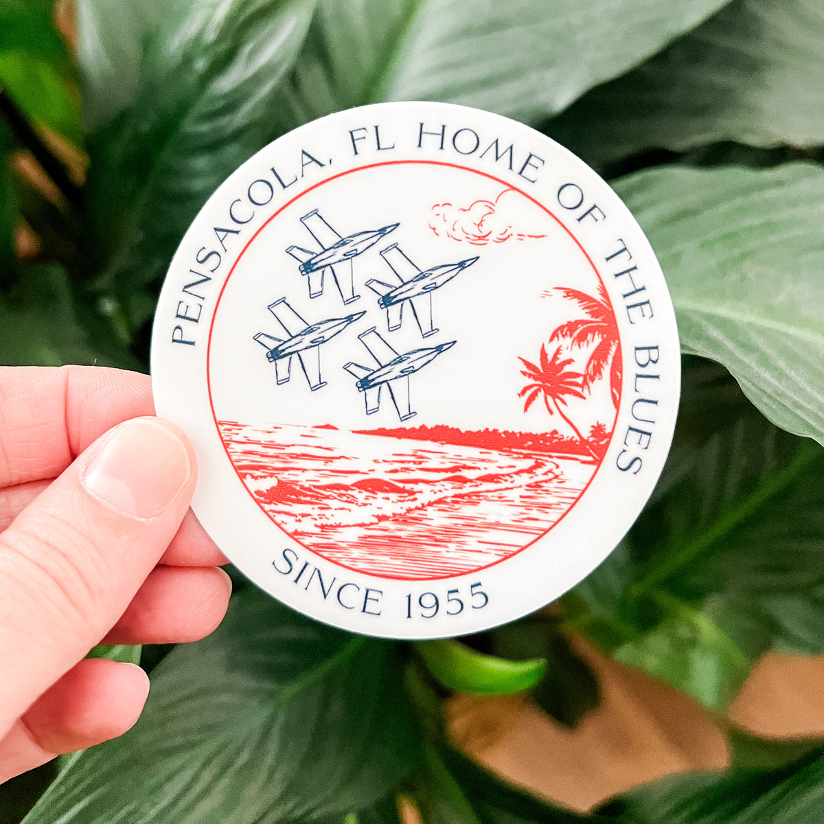 Pensacola Home of the Blues Vinyl Sticker
