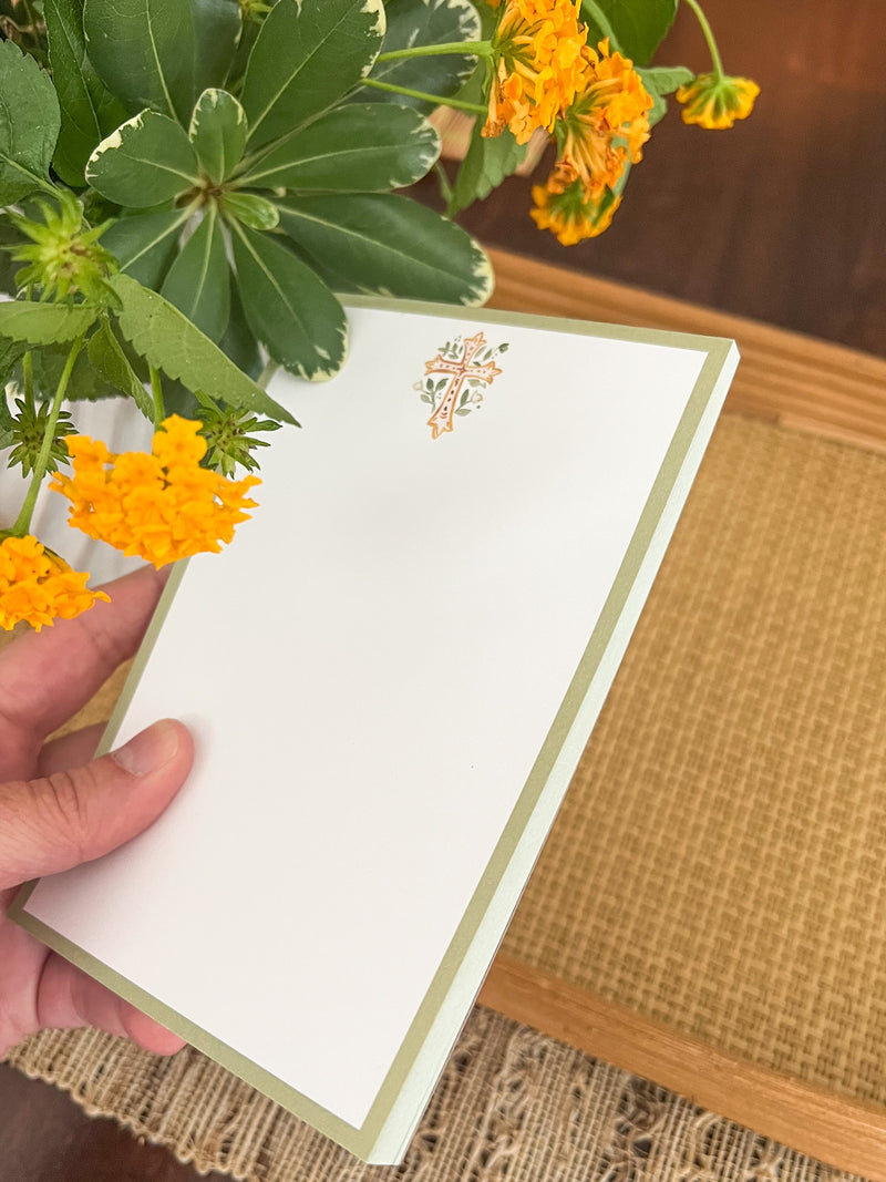 Watercolor Cross | 4x6” Notepad