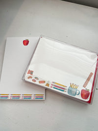 Watercolor Apple | 4x6” Notepad