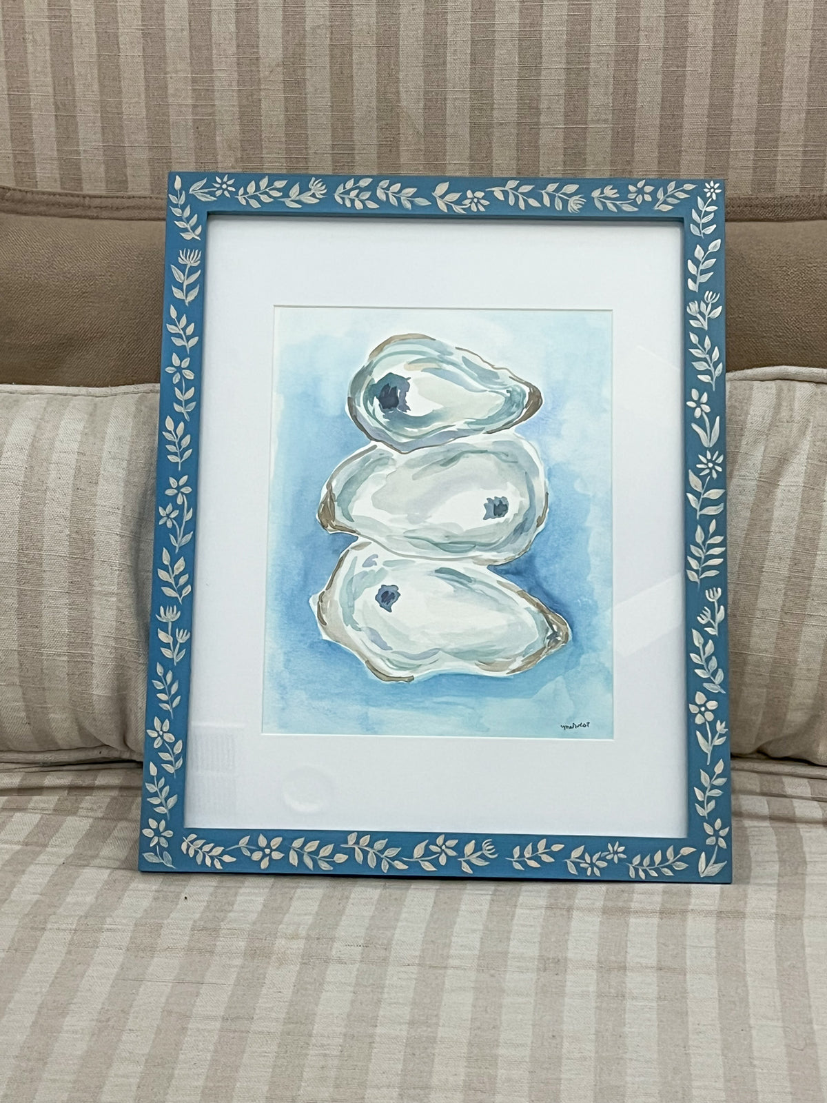 Oysters 3: Blue Framed