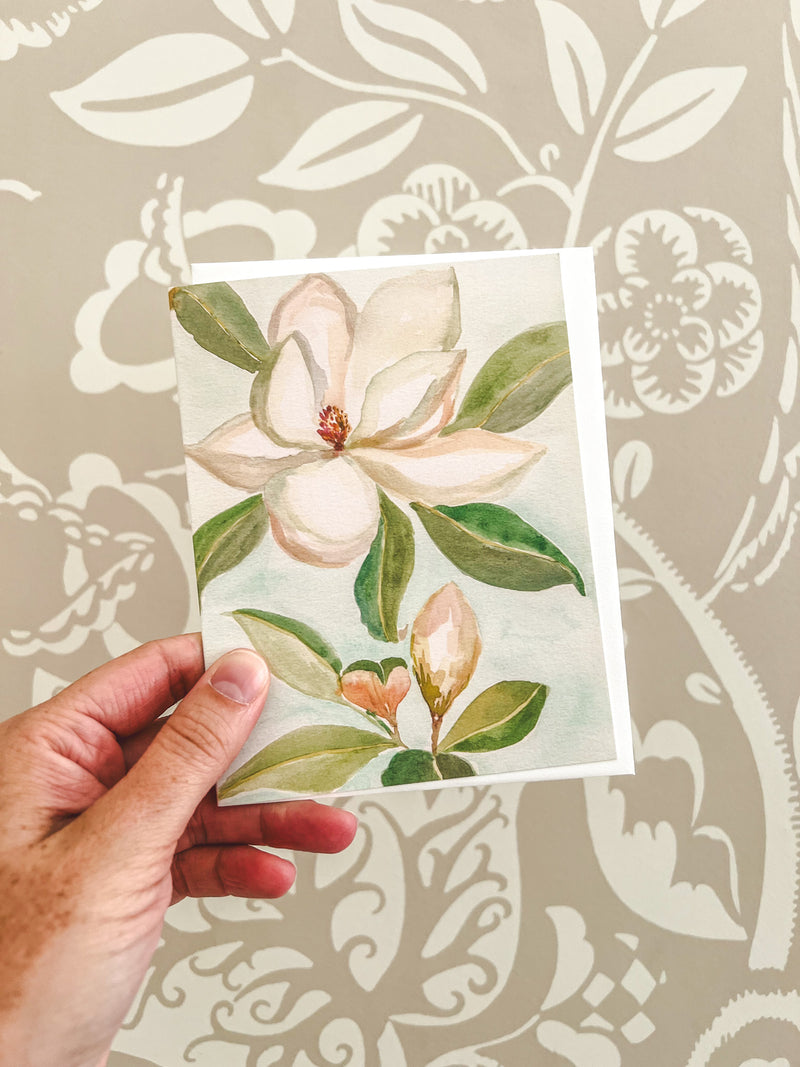 Magnolia - A2 greeting card