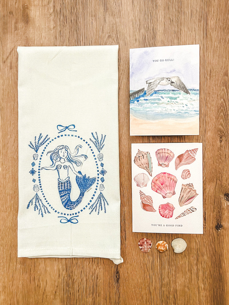 Mermaid Tea Towel