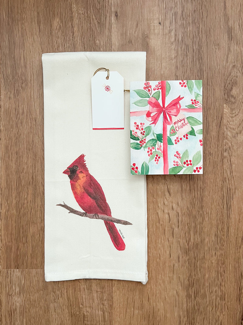 Cardinal Tea Towel