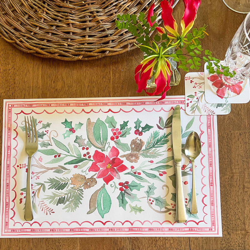 Poinsettia Placemat