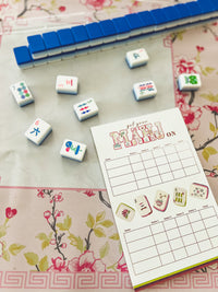 Mahjong Scorecard Notepad 5.5"x8.5"