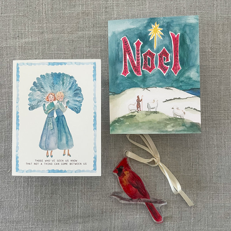Noel Shepherds Christmas  - A2 notecard