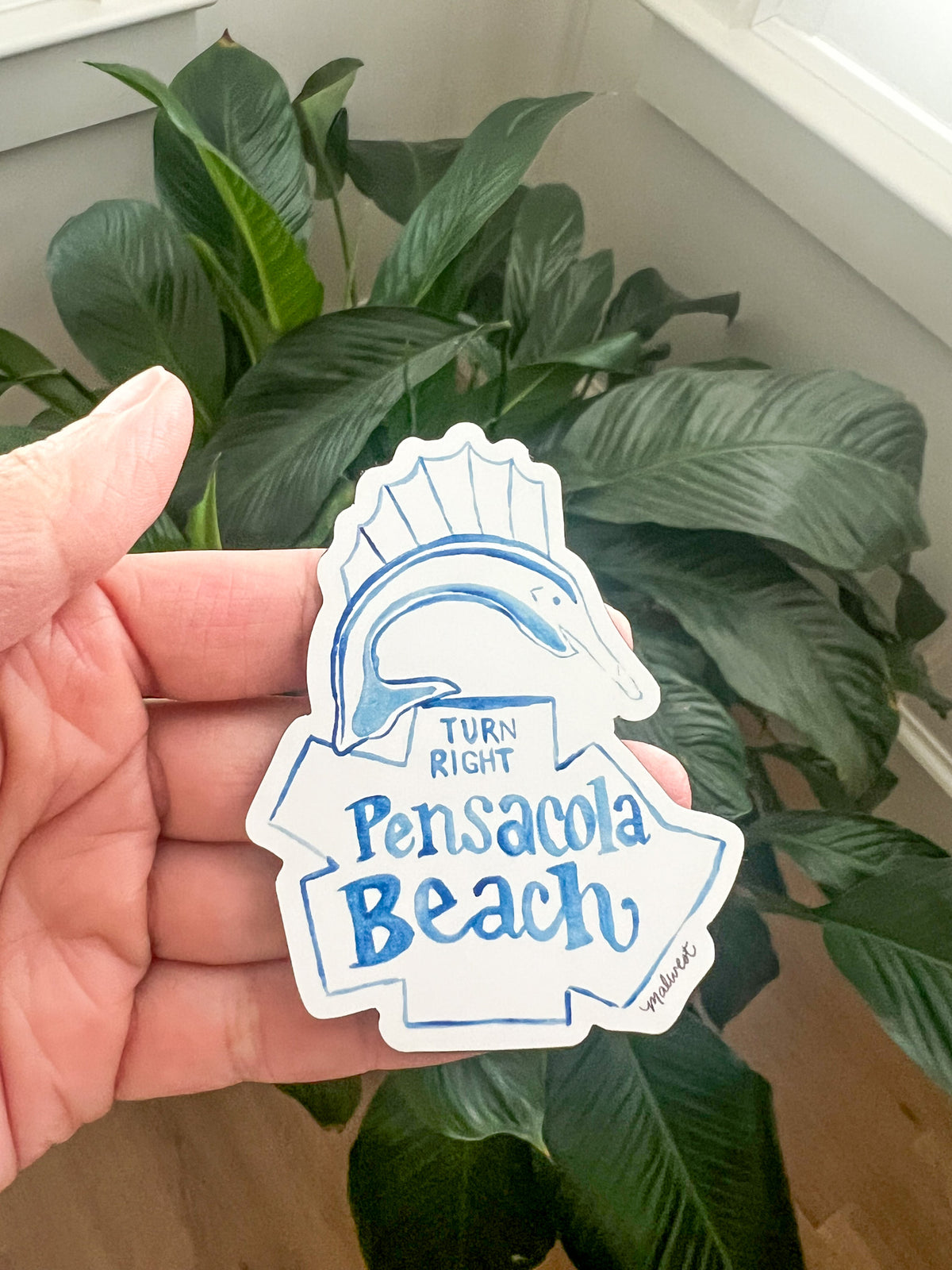 Pensacola Beach Sign Magnet