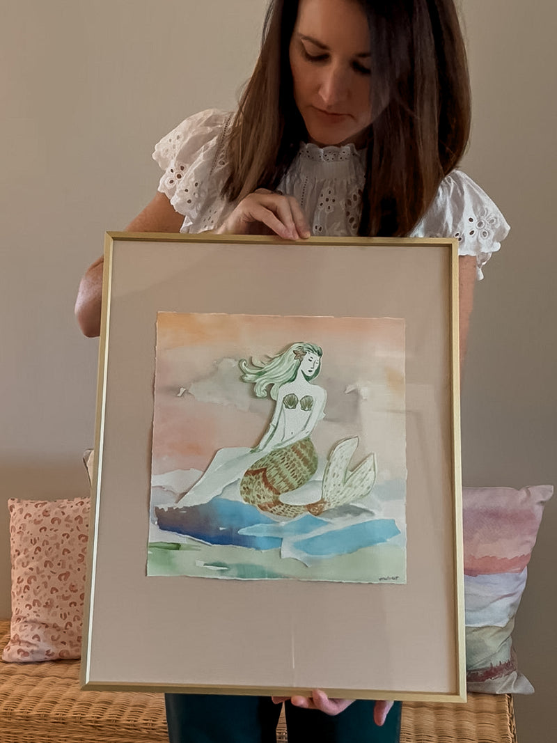 Mermaids + Mementos Original Painting: Sirena