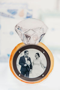 Diamond Wedding Watercolor Acrylic Picture Frame