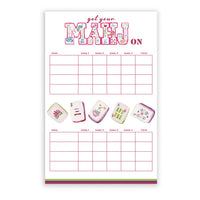 Mahjong Scorecard Notepad 5.5"x8.5"