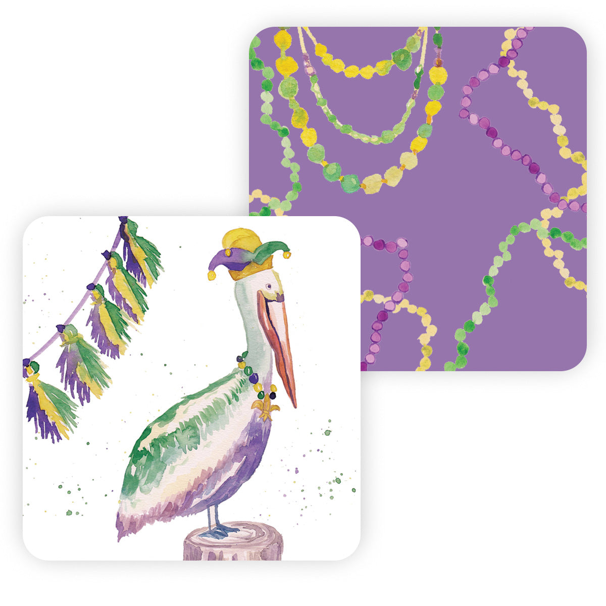 Mardi Gras Coasters