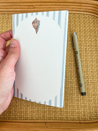 Watercolor Shell | 4x6” Notepad