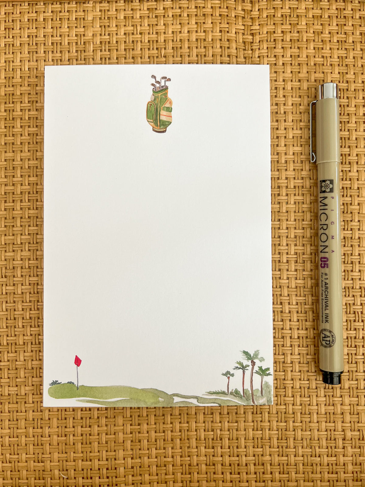 Golf | 4x6” Notepad