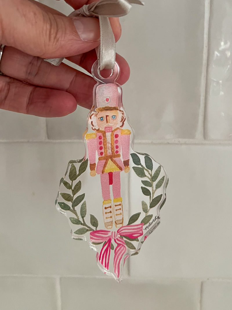 Nutcracker Christmas Tree Acrylic Ornament