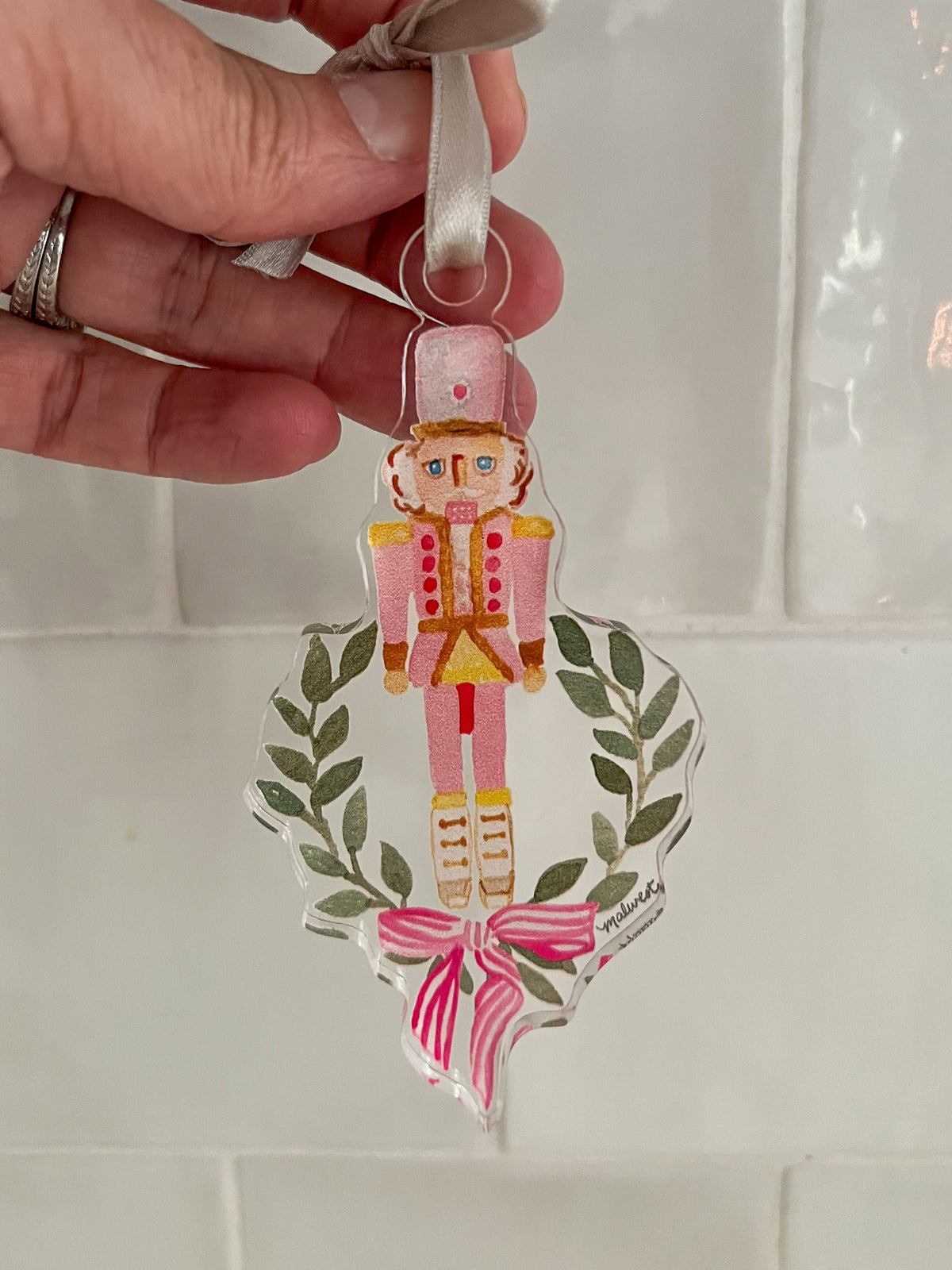 Nutcracker Christmas Tree Acrylic Ornament