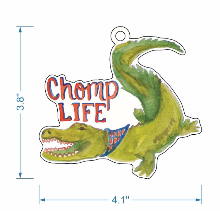 Alligator Chomp Life Ornament